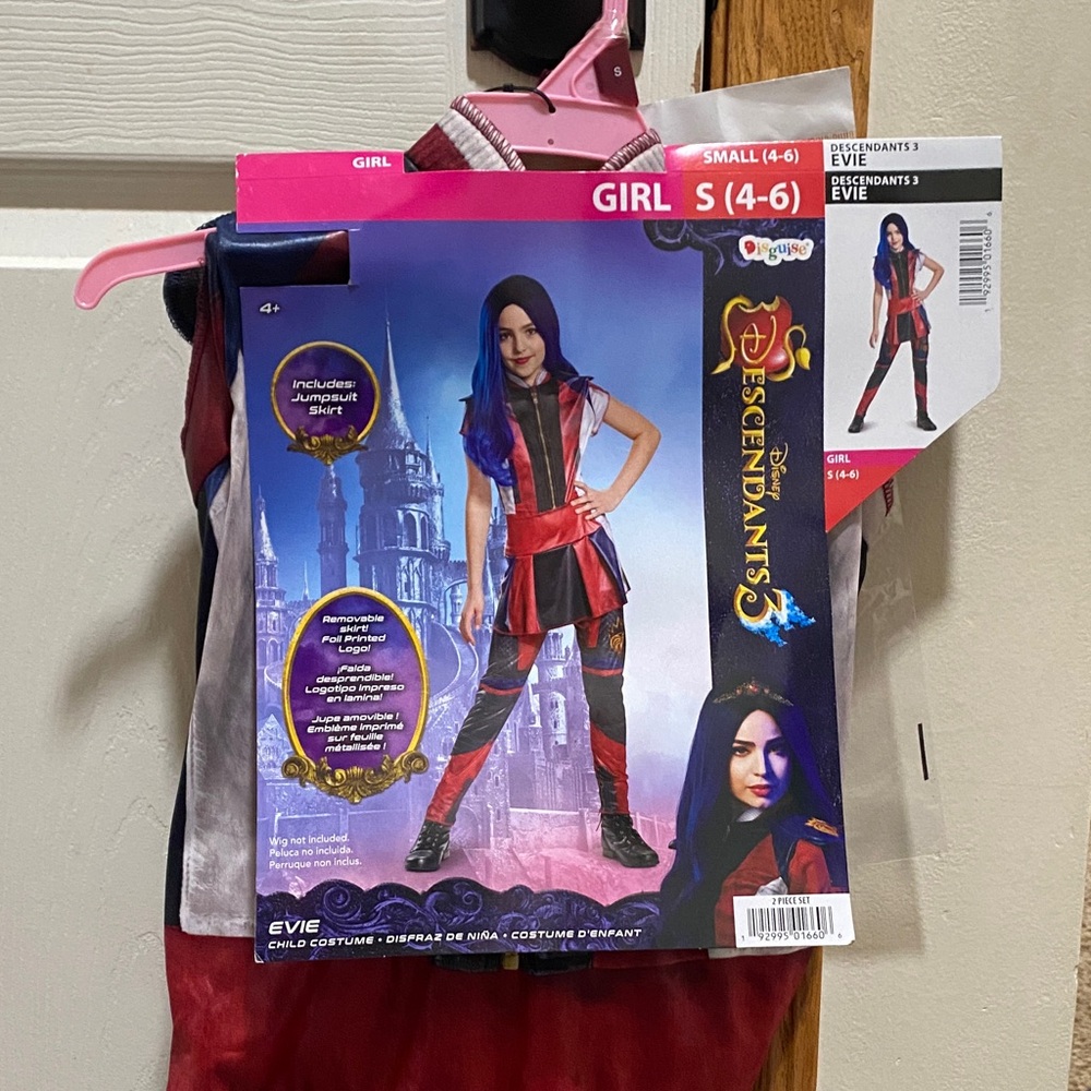 Evie Costume for Kids - Red and Blue